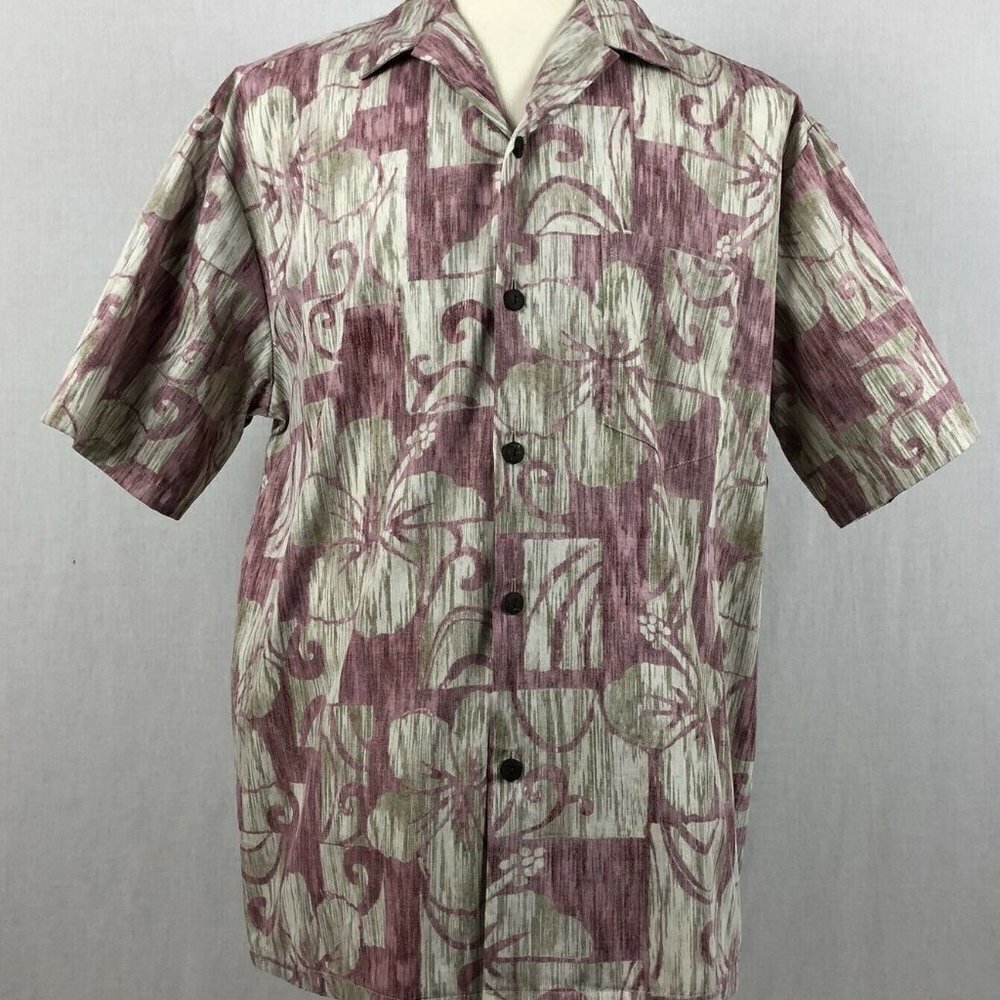 Hilo Hattie Hawaiian Shirt XL Reverse Print